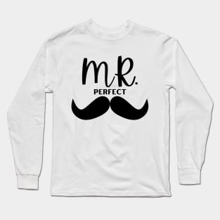 Mr. & Mrs. Valentine Design Long Sleeve T-Shirt